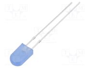 LED; rectangular; 2.43x5x8.6mm; blue; 150÷220mcd; 100°; 20mA OPTOSUPPLY