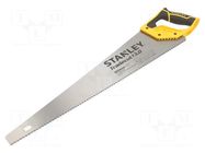 Saw; manual; wood; 7teeth/inch; TRADECUT™; 550mm STANLEY
