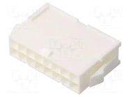 Connector: wire-wire; plug; male; PIN: 16; Mini-Fit Jr; crimped MOLEX
