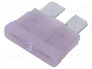 Fuse: fuse; 3A; 58VDC; automotive; 19.3mm; tin alloy ESKA