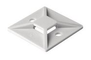 BASE, CABLE TIE MOUNT, 28X28X5MM, PK100