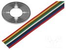 Wire: ribbon; TLWY; 6x0.5mm2; stranded; Cu; unshielded; PVC; 150V TECHNOKABEL