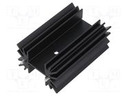 Heatsink: extruded; H; TO218,TO220,TO247; black; L: 41.9mm; 2.7°C/W Wakefield Thermal