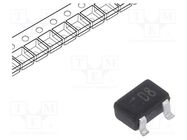 Transistor: NPN; bipolar; BRT; 50V; 0.1A; 200mW; SOT323; R1: 47kΩ DIOTEC SEMICONDUCTOR