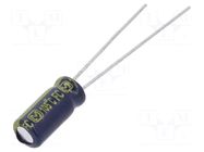 Capacitor: electrolytic; low ESR; THT; 15uF; 50VDC; Ø5x11mm; ±20% PANASONIC
