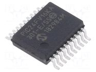 IC: PIC microcontroller; 16kB; 32MHz; SMD; SSOP20; PIC24; tube MICROCHIP TECHNOLOGY