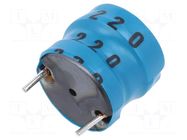 Inductor: ferrite; 22uH; 4.3A; 40mΩ; ±20% KEMET