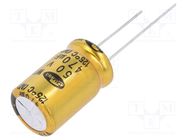 Capacitor: electrolytic; THT; 470uF; 50VDC; Ø12.5x20mm; ±20%; 5000h SAMWHA