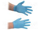 Protective gloves; ESD; S; 50set; Application: cleanroom; nitryl STATICTEC