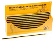 Bin; ESD; 600mm; black,yellow STATICTEC