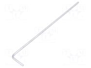 Wrench; hex key,spherical; HEX 1.5mm; tool steel; long; L: 91.5mm KING TONY