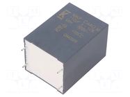 Capacitor: polypropylene; DC-Link; 110uF; Uoper: 500VDC; 40.8A; THT KEMET