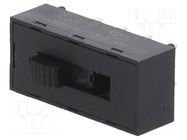 Switch: slide; Pos: 3; DP3T; 2A/250VAC; 0.5A/125VDC; ON-ON-ON; THT C&K