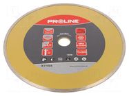 Cutting diamond wheel; Ø: 230mm; Øhole: 22.23mm; Disc thick: 2.8mm PROLINE