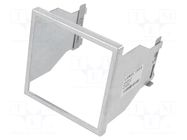 Adapter for DIN rail; Dim: 92x92mm; Rail: TS35 LUMEL