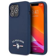 US Polo USHCP13XSFGV iPhone 13 Pro Max 6,7" granatowy/navy Silicone Collection, U.S. Polo Assn.