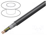 Wire; JZ-600 HMH-C; 5G2.5mm2; shielded,tinned copper braid; LSZH HELUKABEL