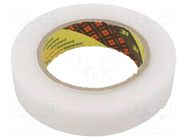 Tape: sealing; W: 25mm; L: 5.5m; Thk: 1mm; natural (transparent) 3M