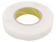 Tape: sealing; W: 25mm; L: 11m; Thk: 1mm; natural (transparent); 400% 3M