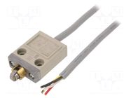 Limit switch; transversal metal roller Ø12mm; SPDT; cables; 3m OMRON
