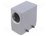 Enclosure for connectors: HDC; size H-B 10; for cable; angled LAPP