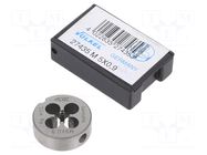 Threading die; high speed steel; M5; 0.9; Ø: 20mm; Thk: 7mm; 6g VÖLKEL