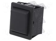 ROCKER; DP3T; Pos: 3; ON-OFF-ON; 16A/250VAC; Leads: connectors BULGIN