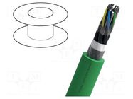 Wire: test lead cable; 4x2x0.25mm2; green; stranded; Cu,tinned NEXANS