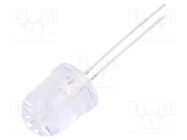 LED; 10mm; red; 3000mcd; 40°; Front: convex; 1.86÷2.5V; No.of term: 2 NTE Electronics