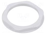 Nut; M63; polyamide; UL94V-2; 75mm; light grey; Thread: metric LAPP
