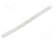 Insulating tube; fiberglass; natural; max.180°C; Øint: 3.5mm SYNFLEX
