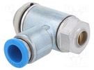 Throttle-check valve; 0.2÷10bar; zinc casting chrome; 475l/min FESTO