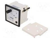Voltmeter; on panel; VAC: 0÷6kV; Class: 1.5; True RMS; Umax: 300V LUMEL