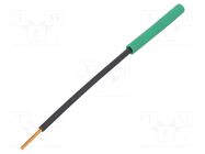 Adapter; green; 32A; Overall len: 130mm; Socket size: 4mm; 1kV STÄUBLI