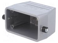 Enclosure for connectors: HDC; size H-B 10; for cable; for latch LAPP