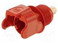 Socket; DC supply; Han® S,Han® S 200; male; PIN: 1; swivel; screw HARTING