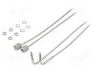 Sensor: fiber-optic; Range: 0÷340mm; Len: 1m; Thread: M4; -60÷250°C AUTONICS