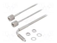 Sensor: fiber-optic; Range: 0÷130mm; Len: 1m; Thread: M6; -60÷250°C AUTONICS