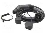 Cable: eMobility; 230V; 7.2kW; IP55; single-phase; 7m; 32A; -30÷50°C GREEN CELL