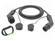 Cable: eMobility; 230V; 7.2kW; IP55; single-phase; 5m; 32A; -30÷50°C GREEN CELL
