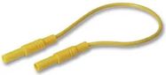 TEST LEAD, YELLOW, 1M, 1KV, 32A