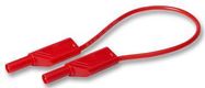 TEST LEAD, RED, 500MM, 1KV, 16A