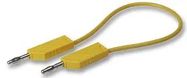 TEST LEAD, YELLOW, 500MM, 60V, 16A