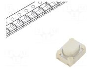 Microswitch TACT; SPST; Pos: 2; 0.05A/12VDC; SMD; none; 1.77N; brown E-SWITCH