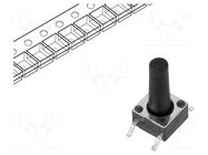 Microswitch TACT; SPST-NO; Pos: 2; 0.05A/12VDC; SMT; none; 1.57N E-SWITCH