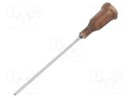 Needle: steel; 1.5"; Size: 19; straight; 0.7mm; Mounting: Luer Lock FISNAR