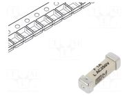 Fuse: fuse; 1A; 250VAC; 125VDC; quick blow; ceramic; 3x10.1mm; SMD SCHURTER