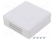 Enclosure: multipurpose; X: 71mm; Y: 71mm; Z: 27mm; ABS; grey SUPERTRONIC
