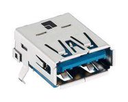 USB CONNECTOR, 3.0 TYPE A, RCPT, 9POS