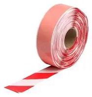 FLOOR MARKING TAPE, 3" X 100FT, RED/WHT